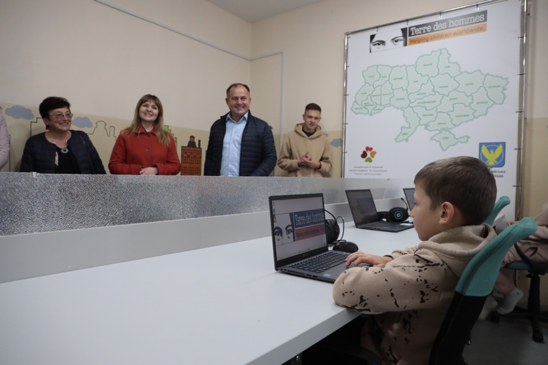 Відкриття комп’ютерного класу для ВПО