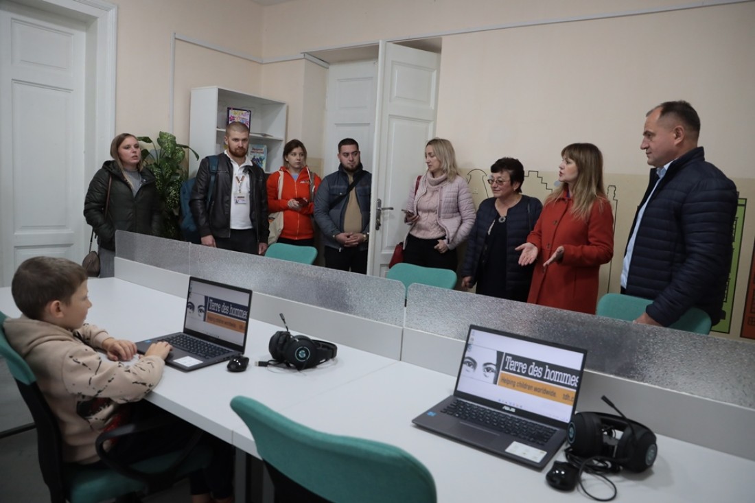 Відкриття комп’ютерного класу для ВПО