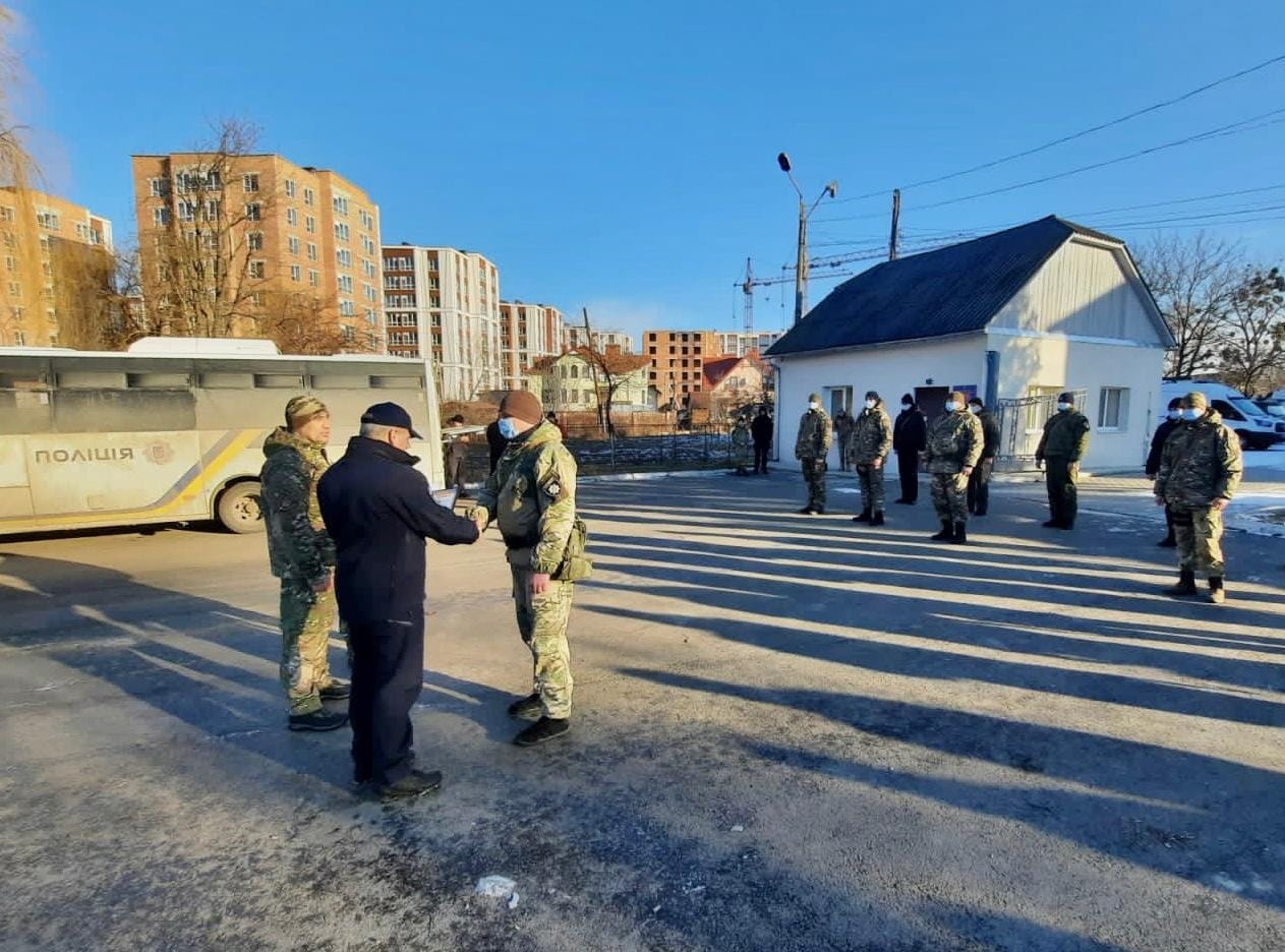 Зведений загін поліцейських Івано-Франківщини повернувся із зони проведення Операції Об’єднаних Сил